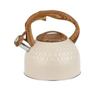 Fonowx Tetera Silbadora Antislizante Ergonómico, Tetera con Silbato, Boca Ancha, para Cocina