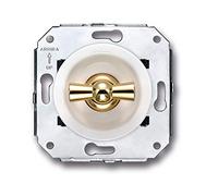 Fontini venezia - Conmutador 10a-250v oro/blanco venezia pack