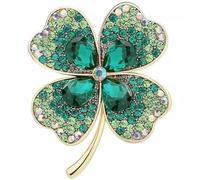 Fonyiunce Broche de Flor de Cristal para Novia, Broche de Flor de Boda Vintage, Broches de Mujeres Clips de Chal Suéter Bufandas Vestidos para Decoración de Ropa de Mujeres Chicas
