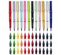 Foonary 12 lápices de colores eternos con 36 cabezales intercambiables, sin afilar, duraderos, con goma de borrar, lápiz infinito, lápices mágicos arcoíris, lápices de eternidad para estudiantes