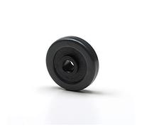 Foppapedretti 4 ruedas de goma para planchar muebles, negro