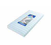 Foppapedretti, Soft, colchón para cuna, funda de algodón 100 % desenfundable y lavable, relleno de poliuretano, 124 x 63 x 12 cm, blanco