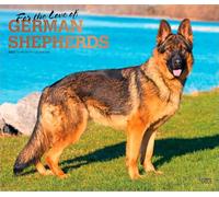 For the Love of German Shepherds 2027 14 X 24 Inch (Hanging) Monthly Deluxe Wall Calendar Foil Stamped Cover Plastic-Free
