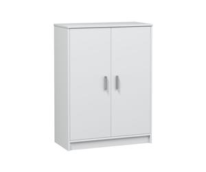 Forés/Arkit Mueble de 2 puertas y 6 estantes Blanco