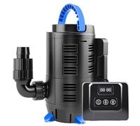 Forever Bomba de estanque de velocidad ajustable para exteriores 180W Eco Motor bomba de chorro 15000 L/h con controlador multifuncional para estanques de jardín, estanques de peces, fuentes
