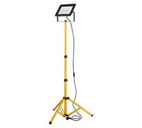 Forever Lights LED, 1x 100W, 4500K, luz blanca neutra, 8000 lúmenes, con trípode, foco de trabajo, reflector, lámpara de trabajo, foco de construcción