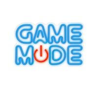 Forever luz led neón decorativa 'game mode' fpne38 azul y rojo