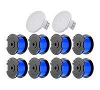 Forever Speed 1,65 mm, 3,4 m de desbrozadora compatible con la recortadora Ryobi One+, recortadora, modelo AC14RL3A (8 bobinas de repuesto, 2 tapas)