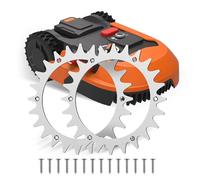 Forever Speed 2 piezas de clavos para robot cortacésped para Worx Landroid L, rosca cóncava, clavos para robot cortacésped de 225 mm, 14 tornillos autoperforantes