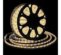 Forever Speed 50M Tubo de LED Manguera LED Luces de Tira de Manguera Exterior e Interior Blanco Cálido,Tiras LED Adecuado para Decoración e Iluminación Navidad, Halloween, Boda,Fiesta, Hotel, Jardín