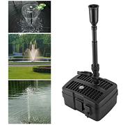 Forever Speed - Bomba para Estanque 4 en 1 con Filtro, 5 W clarificador UV, 1000 l/h, con Cable de alimentación de 10 m para diseño de Fuentes de jardín