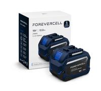 Forevercell Batería de repuesto de 18 V 12,0 Ah de alto rendimiento compatible con Bosch Professional 18 V - 216 Wh Li-Ion con LED