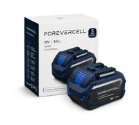 Forevercell Batería de repuesto de 18 V y 8,0 Ah compatible con Bosch Professional, batería de ion de litio de 18 V con indicador LED