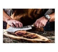 Forged Cuchillo de carnicero KATAI Acero VG10 Mango de madera de raíz L 25,5 cm