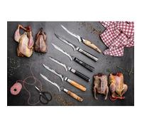 Forged Cuchillo deshuesador KATAI de acero VG10 con mango de madera de raíz, 15 cm