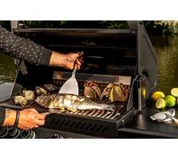 Forged Espátula de plancha de acero inoxidable para churrasco