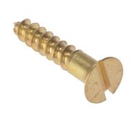 Forgefix CSK21212B Bargainscrews - Tornillo para madera (latón, 200 unidades)