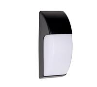 FORLIGHT Area - Aplique de Pared Exterior para Bombilla E27. Aplique Exterior de Pared o Techo para Jardín y Terraza. Lámpara de Pared Impermeable IP65. Color Negro