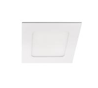 FORLIGHT Easy - Downlight empotrable cuadrado LED integrado Blanco mate - Blanco cálido