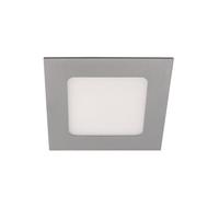 Forlight Easy - Downlight LED Empotrable Cuadrado Gris 12cm 580lm 3000K