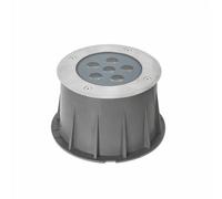Forlight Empotrable De Suelo Ip65/Ip67 Ringo Ø155Mm Led 9,1W 3000K Acero Inoxidable 632L