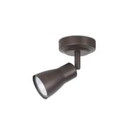 FORLIGHT Foco Proyector GU10 Orientable para Techo o Pared, Interior IP20, Diseño Minimalista Marrón Mate, Iluminación Moderna y Versátil, Ideal para Salones y Oficinas