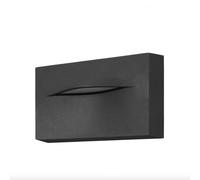 Forlight Hide - Aplique de Pared LED Rectangular para Señalización de Caminos y Rodapiés con Luz Neutra 4000K Color Gris Urbano