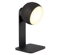 FORLIGHT Magnet Lámpara Led Portátil con Batería Recargable. Luz Led Moderna de Sobremesa de 1.5W. Lámpara Auxiliar Minimalista con Intensidad Regulable y Cabezal Extraíble IP20