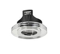 Forlight Rame - Downlight Empotrable de Techo de 90mm de Diámetro para Bombilla GU10 en Cromo