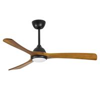 Forlight - Ventilador de techo Bosc, diámetro 1220 mm, motor DC silencioso, 30W + 20W LED, LED integrado, temperatura de color (CCT) ajustable, 3000K - 4000K - 5000K, 6 velocidades, color