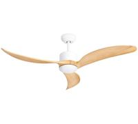 Forlight - Ventilador de techo CERO, 6 velocidades, con mando a distancia incluido, blanco, con modo verano/invierno