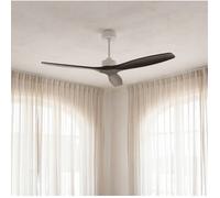 Forlight - Ventilador Stem Evo Ø1320mm Acero Blanco Palas Negras