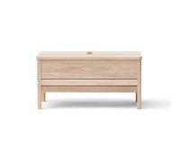 Form & Refine A Line banco de almacenamiento 90 cm Roble blanco