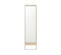Form & Refine Espejo de pared A Line Roble blanco