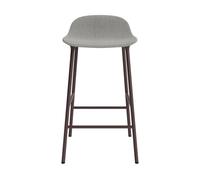 Form Taburete de Bar 65 cm Tapizado Grupo 2 Marrón/ Acero