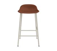 Form Taburete de Bar 65 cm Tapizado Grupo 7 Marrón/ Acero