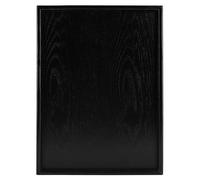 Forma de rectángulo multifunción Estilo Moderno Té de Madera Maciza Bandeja de té de Madera Rectangular Negra Bandeja de café Bocadillos Comidas Bandeja de Servir Bandejas de Restaurante(1#)