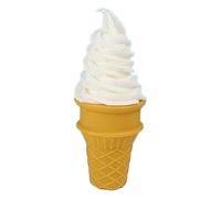 Formas de cono falsas - Mini expositor realista para postres, modelo de alimentos realistas para escaparates de panadería, decoración de , fotografía, vacaciones, tema de verano, cumpleaños