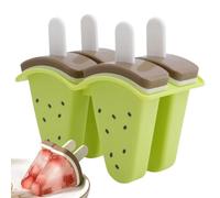 Formas de silicona en crema, compartimentos 4, forma de postre refrigerada, forma casera para padres, niños, familias, verano, hogar, , reuniones de juego, camping, vacaciones, , leche