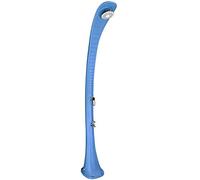 Formidra - Ducha Solar Cobra 32L - DS-C720BL - Ducha Solar Exterior con Enjuague pies para jardín - Calefacción por energía Solar y Materiales de Polietileno reciclable - Azul - 30 x 34 x 217 cm