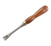 Formón de talla tipo cuchara Faithfull de 19 mm (3/4") | Gubia cuchara, hoja acero pulida, mango nogal FSC®, espiga profunda y virola de hierro para tallado cóncavo