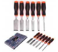Formón Set 6-teilig Cinceles de Madera Carpintero Escoplo Set Crv-Acero 6 - 38mm