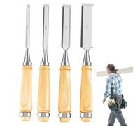 Formones para Carpintería Juego de 4 Piezas Ergonomico
