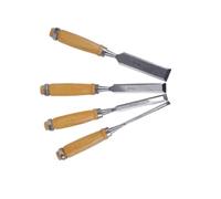 Formones Para Madera 4 unids/set cincel for tallar madera de 8/12/18/24mm | Cinceles manuales for carpintería, kit de herramientas de bricolaje, hoja de acero