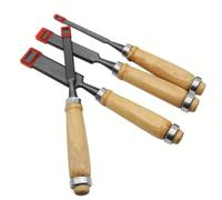Formones Para Madera Juego de cinceles for tallar madera 4 piezas | Carpintería de 8/12/16/20 mm con herramientas ergonómicas