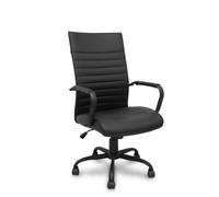 FORÖL Opti527 Silla de Oficina Basculante en Similpiel Negro