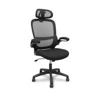 FORÖL Pro525 Silla de oficina ergonómica con brazos abatibles y cabecero