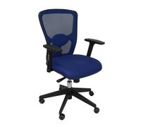 FORÖL Silla de oficina Pozuelo Azul con mecanismo Sincro