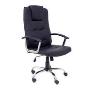 Piqueras y Crespo Silla de oficina Guadalimar 280DBSPNE Similpiel asiento y respaldo acolchado Negro