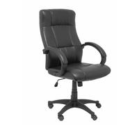 FORÖL Sillón Munera Negro con Mecanismo Basculante y Brazos Fijos